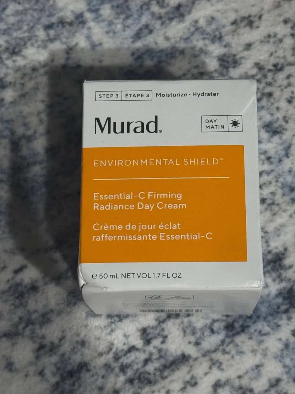 Murad Essential-C Firming Radiance Day Cream - Orange & White Packaging